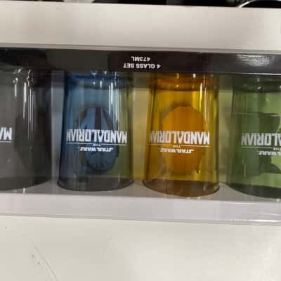 Star Wars mandalorian 4 glass set