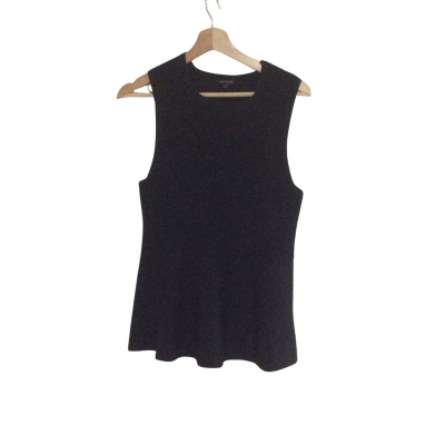 Portmans Womens  Size L Sleeveless Top Black  