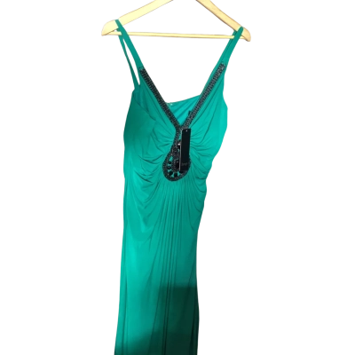 Lounge Womens  Size 12 Formal Dress Black  / Green 