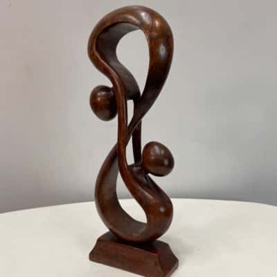 Handcrafted Wooden Statue 300mm High