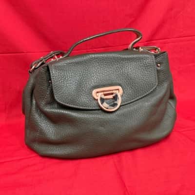 Mimco Olive Green Pebbled Leather Shoulder/Handbag