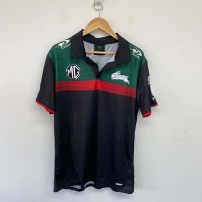 Authentics Rabbitohs Mens Players Polo Shirt Size XL 