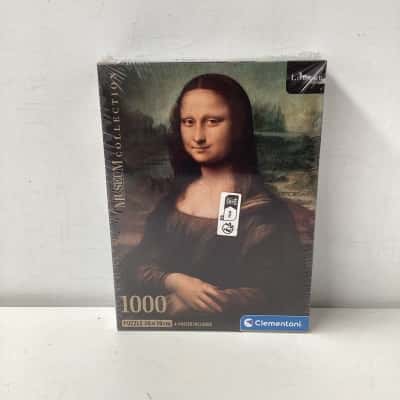 Mona lisa 1000 piece jigsaw puzzle from the clementoni "museum collection" 