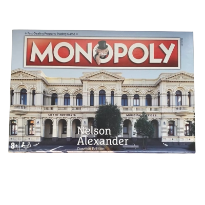 Monopoly Nelson Alexander Darebin Edition Board Game