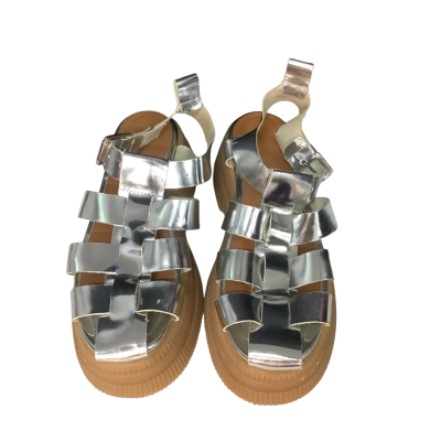 Ganni Womens  Size 39 Sandals Silver 