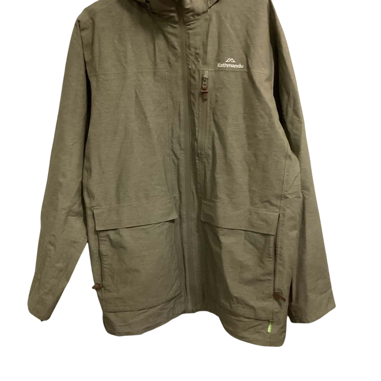 Kathmandu Mens Size XXL Front Zipper Khaki