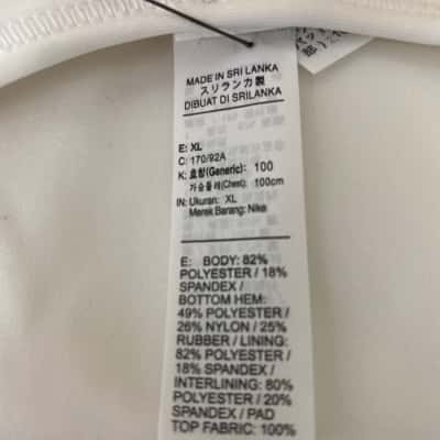 Nike Womens  Size XL T-Shirt White 
