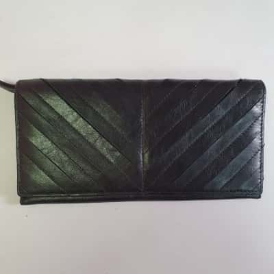 Belinda Pieris Women's Leather Wallet Black - New With Tags