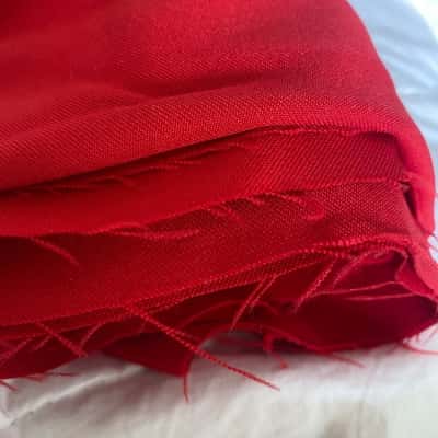 Red Poly/ cotton Fabric 150 x 275 cm    FAB5