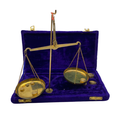 Vintage Brass Jewellery/ Gold Scales