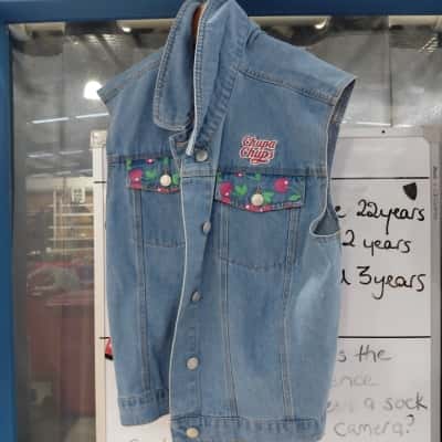  Womens  Chupa Chups Size XXL Blue Vest 