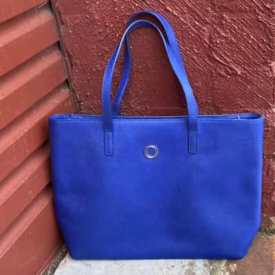Oroton Womens Royal Blue Medium Tote Bag  
