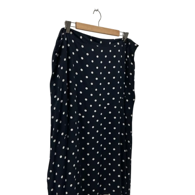 W.Lane Womens  Size 18 Navy Blue / Polka Dot / White 