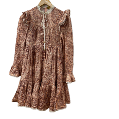 Zimmermann Womens Dress Size 1 Pattern / Pink  