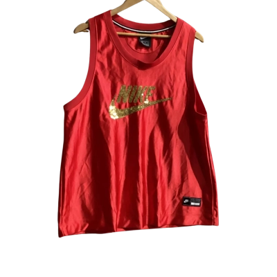 Nike Mens  Size XL Singlet  Gold / Red 