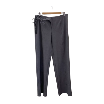White Fox Sunny Seine Size S Wide Leg Pants Grey 