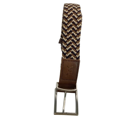 Rodd & Gunn Mens Weave 94cm Black  / Brown Belt