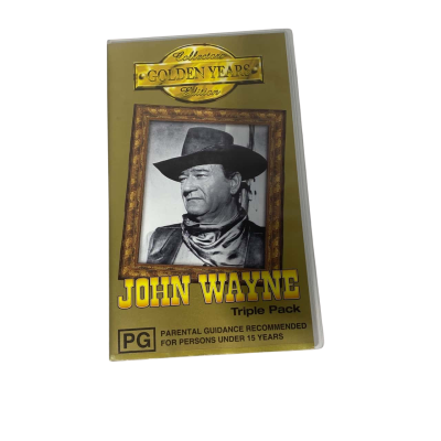 John Wayne triple pack vhs