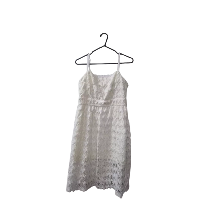 Sportsgirl Women's Size 14 Sleeveless Dress  Off White 