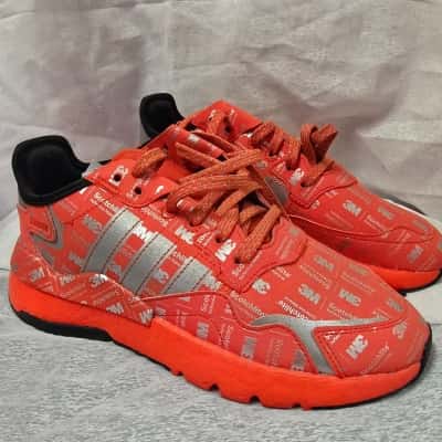Adidas Womens Orange 3m reflective night jogger