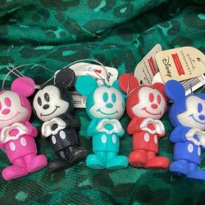 Disney Mickey Mouse Heart Silicone Ornament 