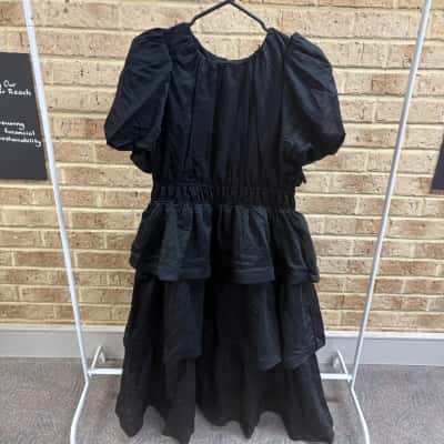 City Chic Womens maxi heavenly black dress Size S 
