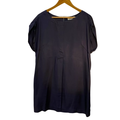 Country Road Womens  Size L Short Sleeve Dress  Navy Blue 