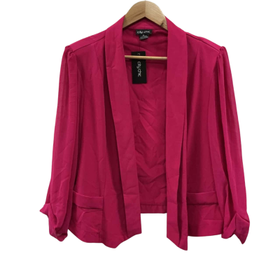 City Chic Womens Size XL Blazer Pink 