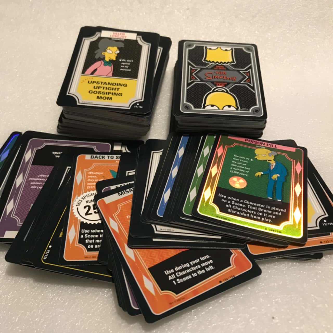 Lucky Dip Over 200 Simpsons Trading Card Game Cards (s)