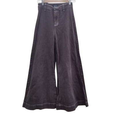 Ghanda Womens Size 8 Wide Leg Jeans Brown (4)