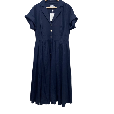 Review Womens  Size 16 Maxi Dress Navy Blue RRP $279.95