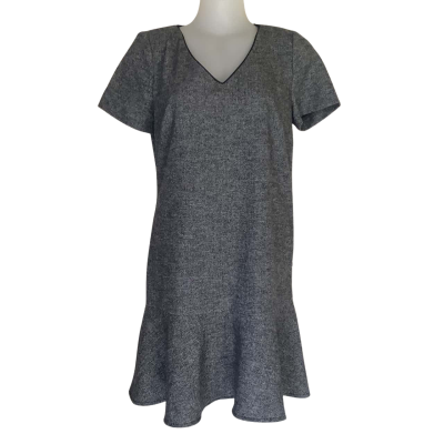 Caroll.  Wool Blend Short Sleeve Dress.  Womens  Size 42 