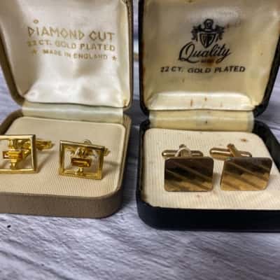 Vintage cuff links 2 pair 