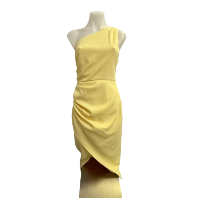 Sheike Womens  Size 8 Cocktail Dress Yellow 