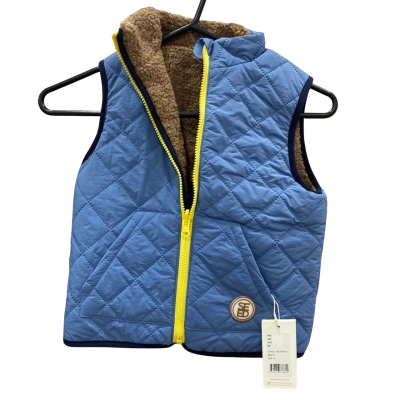 Seed Heritage Kids Size 6 Blue Vest Jacket