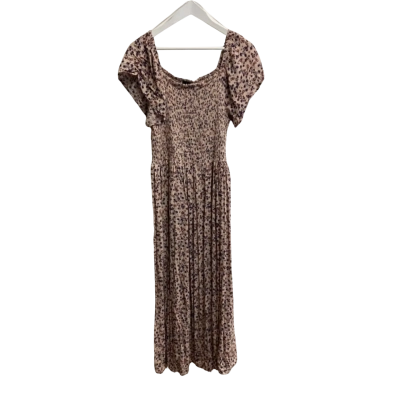 beme Womens  Size 18 Midi Dress Brown / Floral 