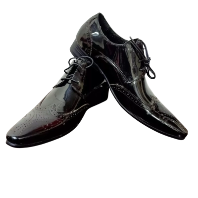  BNWT Marco Venuti Mens Size 39 Dress shoes Black  