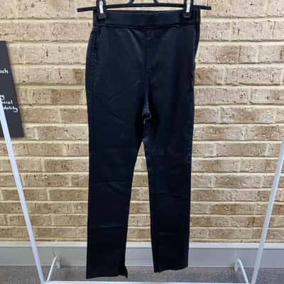 Stradivarius Womens faux leather pants Size 34 