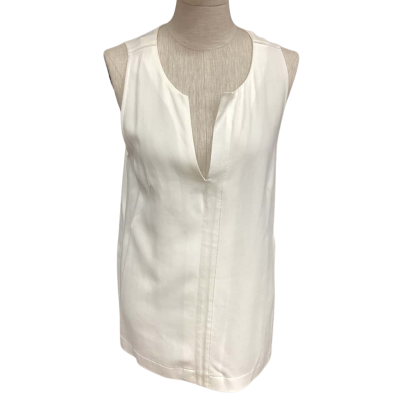 Scanlan Theodore  Size 10 Sleeveless Top Off White 