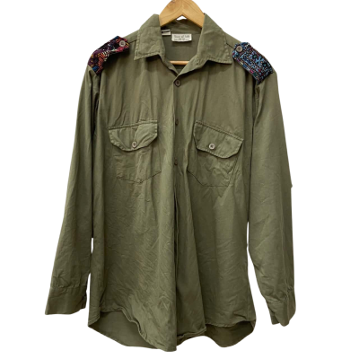 Tree of Life - Khaki Long Sleeve Shirt One Size