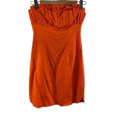  BNWT Gigi & Ella Womens Size 8 Mini Dress Orange 