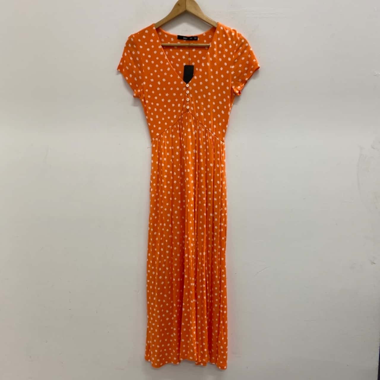 Sportsgirl Womens Size XXS Maxi Dress Floral / Orange (s)