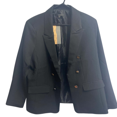 Liz Jordan Womens  Size 16 Blazer Black  