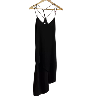 Mossman Womens  Size 8 The Y Back Maxi Dress Black
