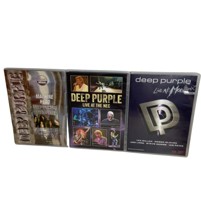 3x Deep purple DVD'S 