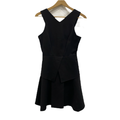 Oxford Womens  Size 6 Mini Dress Black  