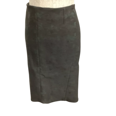 Scanlan Theodore Womens  Size 12 Pencil Skirt Black  / Green 