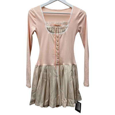 Sonkeke Womens Size S Pleated Dress Pink - New with Tags