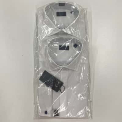 Van Heusen Mens White Long Sleeve Shirt Size 42 BUNDLE