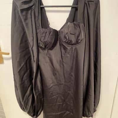 Jagger & Stone Womens  Size 14 Long Sleeve Dress Black  